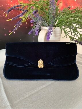 Vintage Garay Velvet Clutch